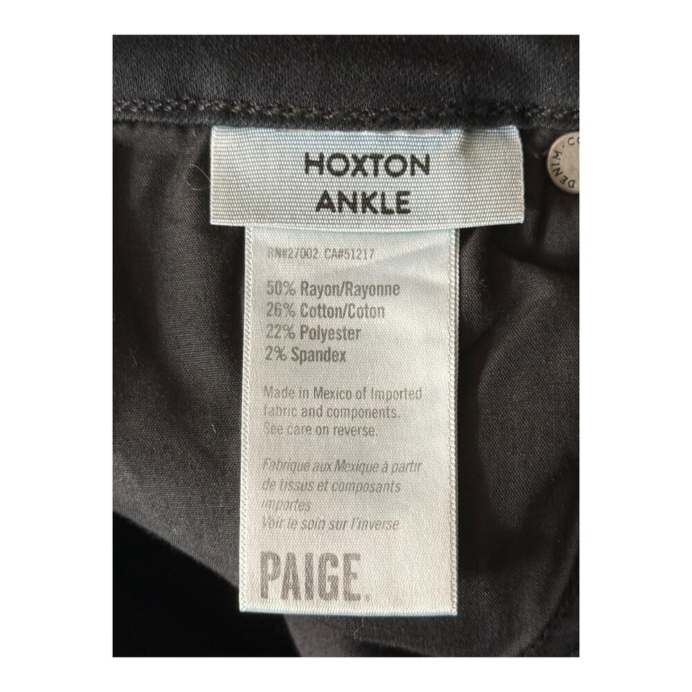 Paige jeans Hoxton ankle high rise skinny size 24 DEFECT - Picture 6 of 7